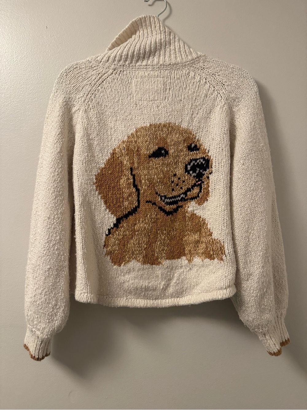 Anthropologie Pilcro Jesse the dog women’s sweater golden retriever size small - Picture 3 of 6